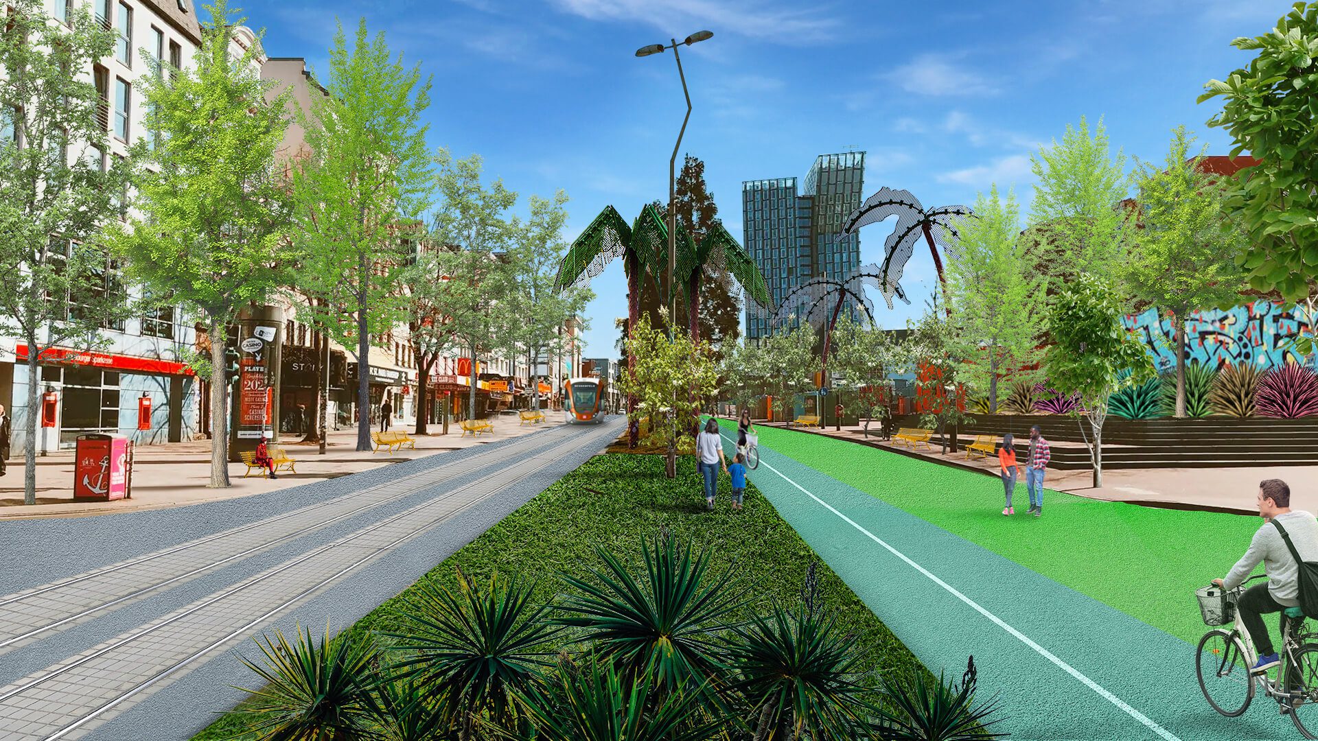 Hamburg Reeperbahn by Jan Kamensky