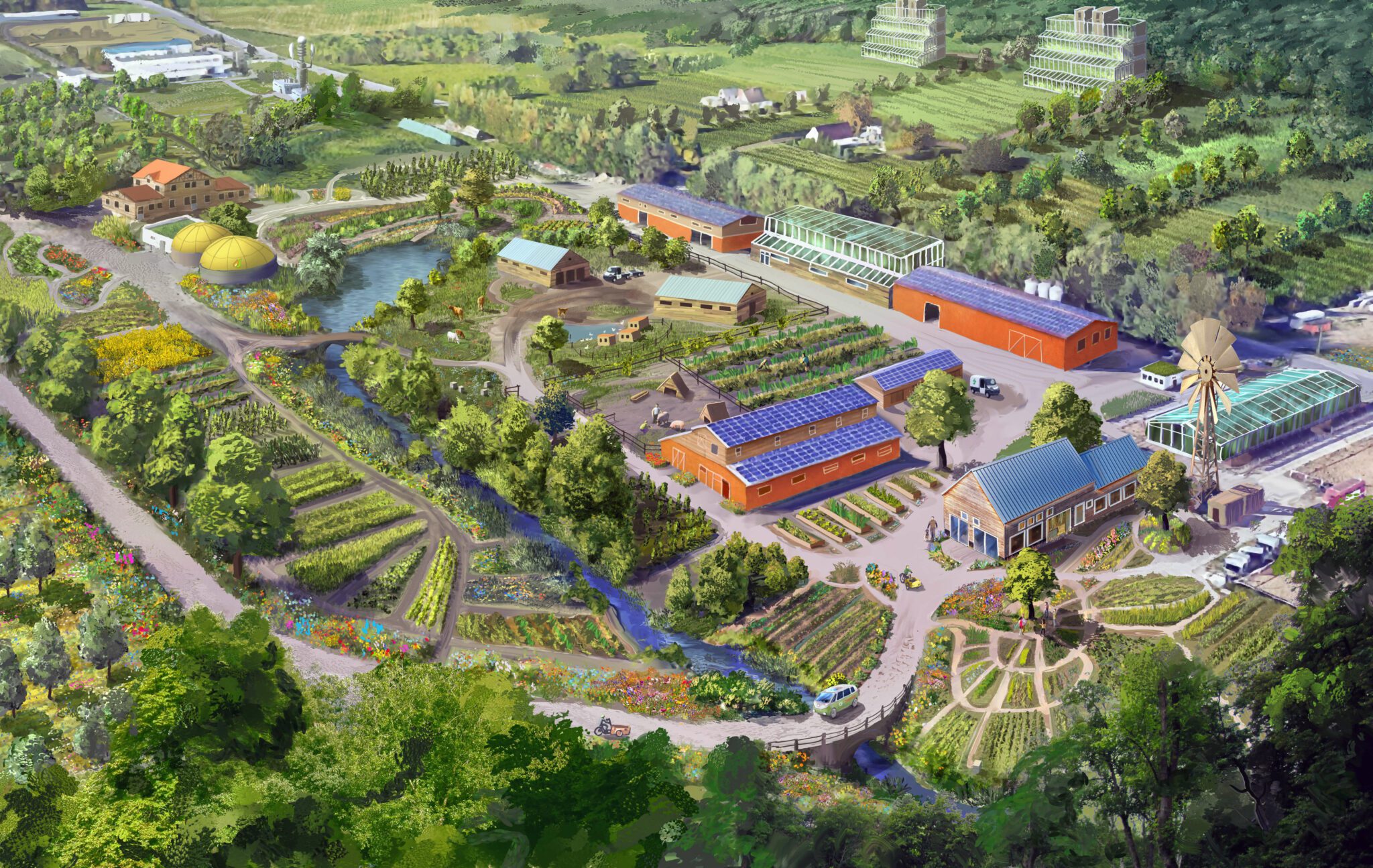 Landleben Utopia 2048 by Aerroscape