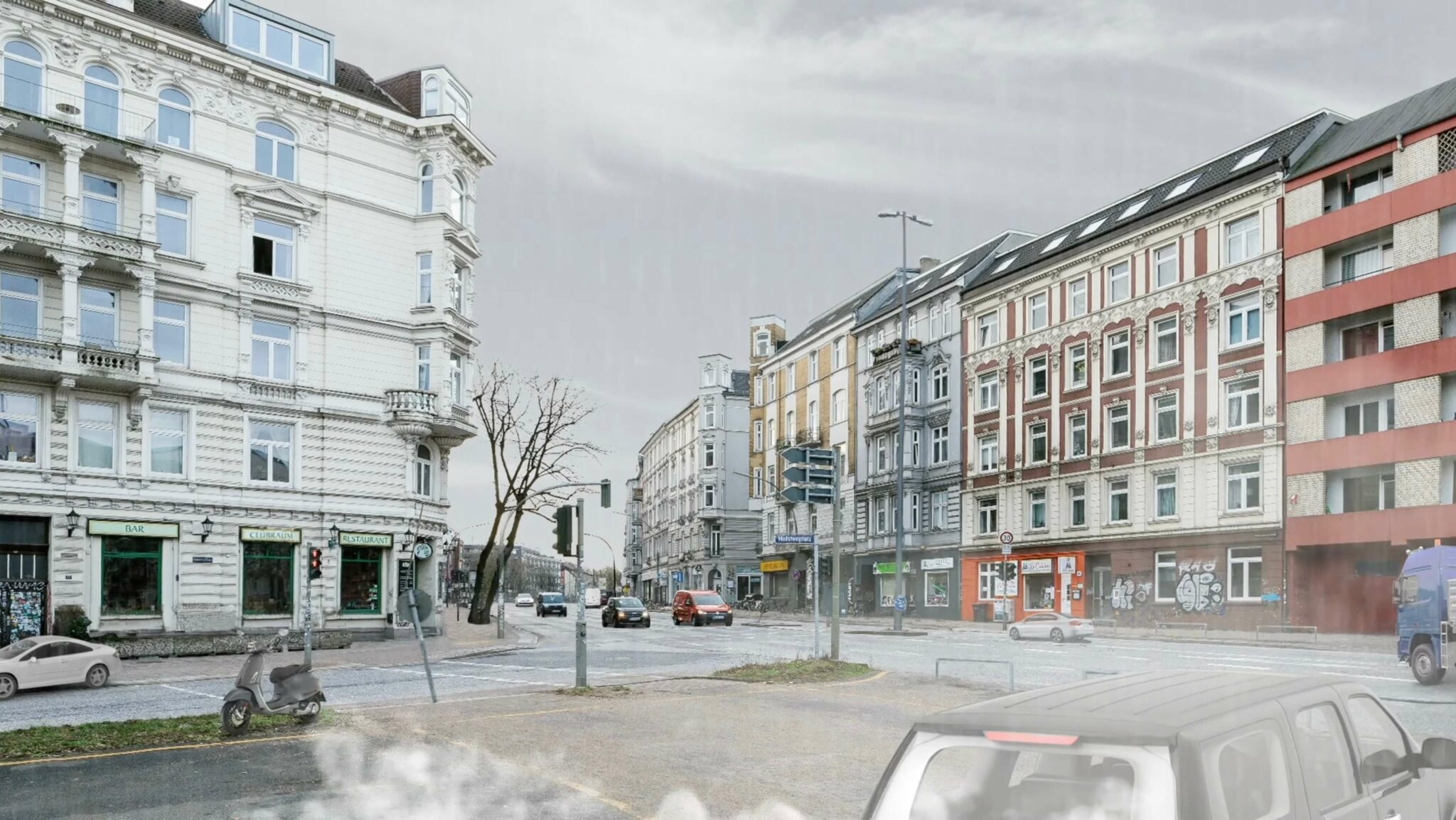 Time Travel Hamburg Holstenplatz by Jan Kamensky vorher