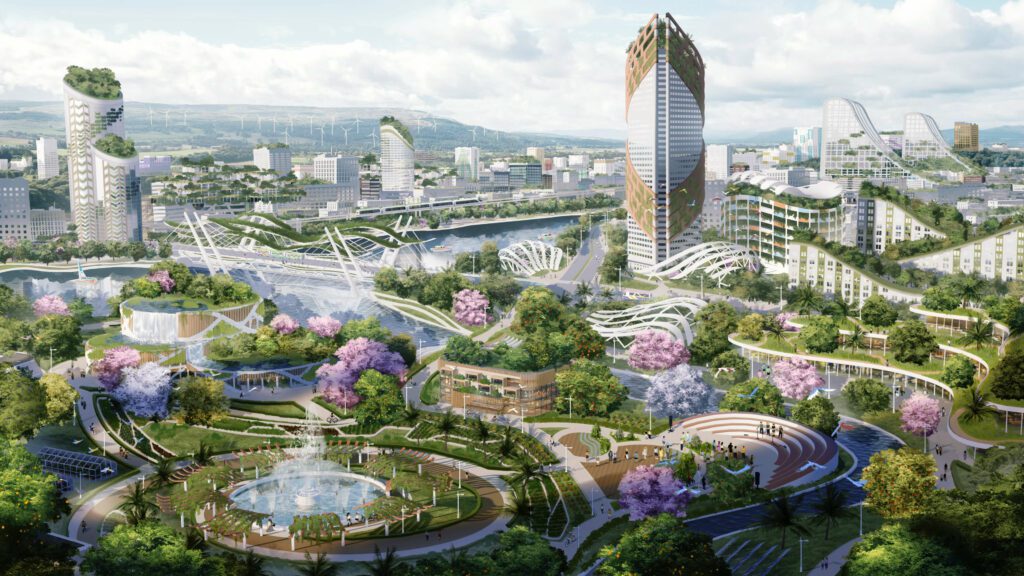Utopia City 2080 by Damian Krzywonos, Reinventing Society
